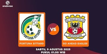 Jadwal Fortuna Sittard vs Go Ahead Eagles di Vidio: Justin Hubner Bisa Main?