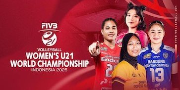 Nonton Live Streaming Indonesia vs Kanada di Kejuaraan Dunia Voli Putri U21 2025 di MOJI dan Vidio Nonton Live Streaming Indonesia vs Kanada di Kejuaraan Dunia Voli Putri U21 2025 di MOJI dan Vidio