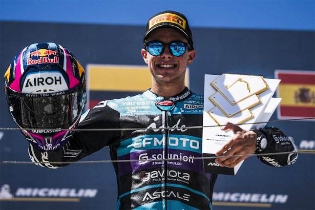David Alonso (CFMoto Aspar Team Moto2) Pembalap CFMoto Aspar Team, David Alonso (c) Aspar Team