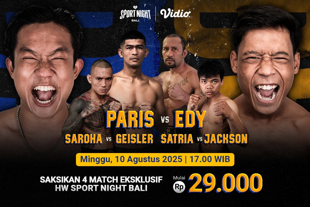 Nonton Streaming HW Sport Night Bali Vol. 8 di Vidio Akhir Pekan Ini Nonton Streaming HW Sport Night Bali Vol. 8 di Vidio Akhir Pekan Ini