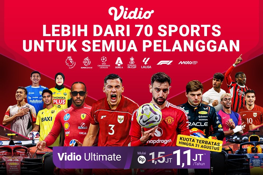 Langganan Vidio di Bulan Agustus Lebih Murah! Promo Tersedia untuk Semua Pelanggan