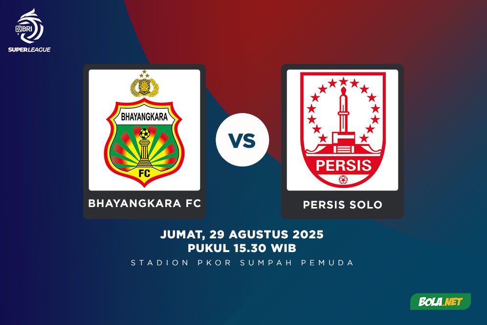 Prediksi Bhayangkara FC vs Persis Solo di BRI Super League 29 Agustus 2025 Prediksi Bhayangkara FC vs Persis Solo di BRI Super League 29 Agustus 2025