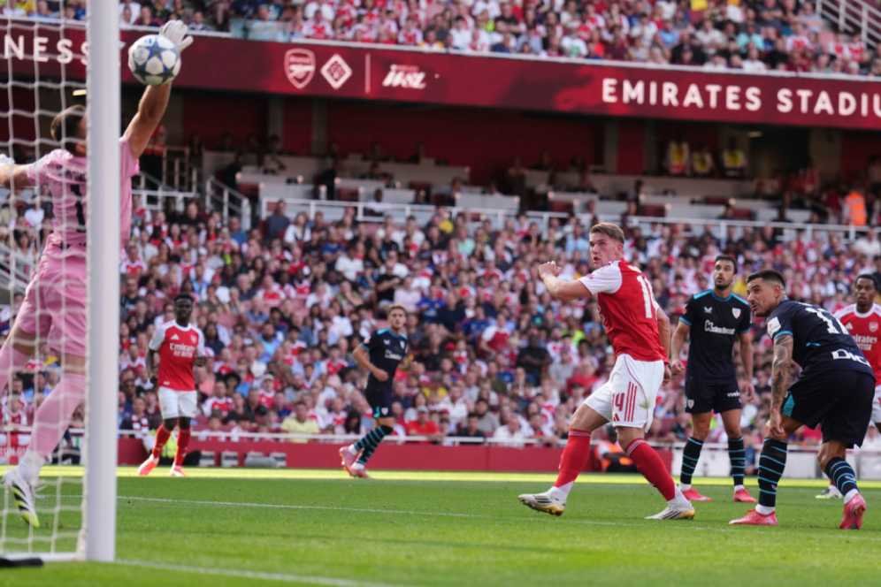 Viktor Gyokeres Ukir Gol Perdana Bersama Arsenal Viktor Gyokeres Ukir Gol Perdana Bersama Arsenal