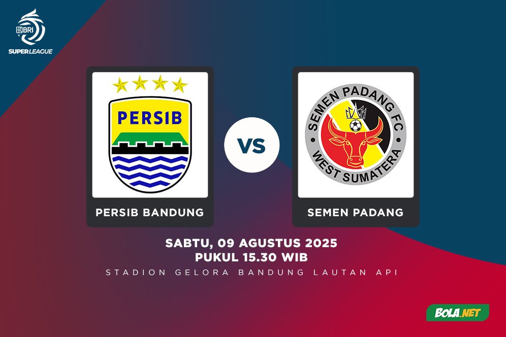 Prediksi BRI Super League: Persib Bandung vs Semen Padang 9 Agustus 2025