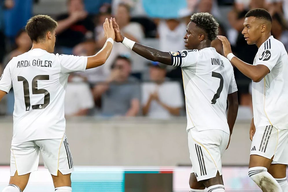Rapor Pemain Real Madrid vs WSG Tirol: Eder Militao Comeback, Mbappe Tajam, Guler Menari-nari, Siapa Bintang Lapangannya?