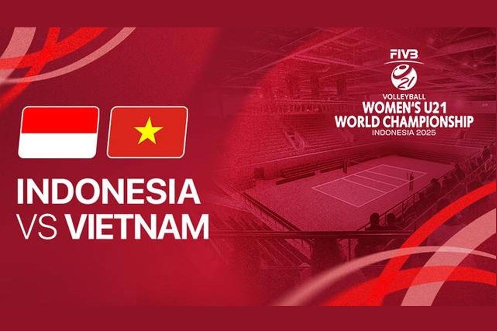 Jadwal Live Streaming Indonesia vs Vietnam di FIVB Putri U21 2025 di Vidio, 7 Agustus 2025