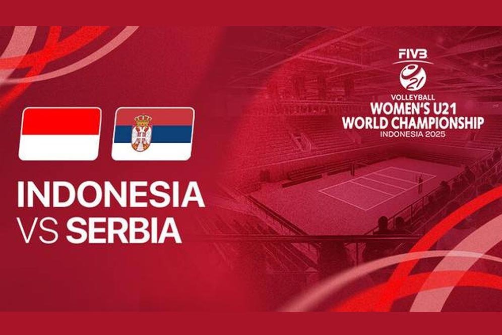 Jadwal Live Streaming Indonesia vs Serbia di FIVB Putri U21 2025 di Vidio, 11 Agustus 2025