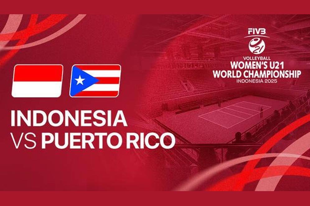 Jadwal Live Streaming Indonesia vs Puerto Riko di FIVB Putri U21 2025 di Vidio, 9 Agustus 2025