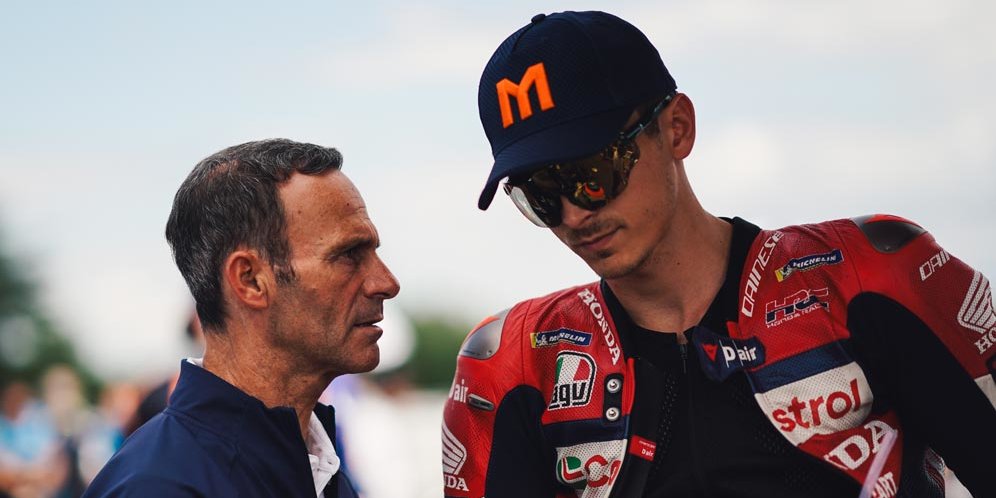 Alberto Puig dan Luca Marini (c) Honda Racing Corporation