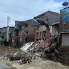 Banjir Denpasar Bali: Empat Orang Hilang Terseret Arus, Bangunan Ruko Hancur Diterjang Air Bah