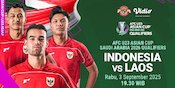 Nonton Live Kualifikasi AFC U-23 Asian Cup 2026: Timnas U-23 Indonesia vs Laos Tayang di Vidio