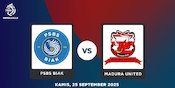 Prediksi BRI Super League: PSBS Biak vs Madura United 25 September 2025 Prediksi BRI Super League: PSBS Biak vs Madura United 25 September 2025