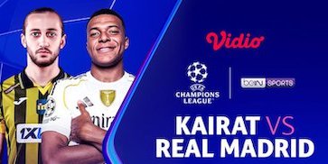 Saksikan dan Nonton UCL 2025/26 Kairat vs Real Madrid: Eksklusif di Vidio Saksikan dan Nonton UCL 2025/26 Kairat vs Real Madrid: Eksklusif di Vidio
