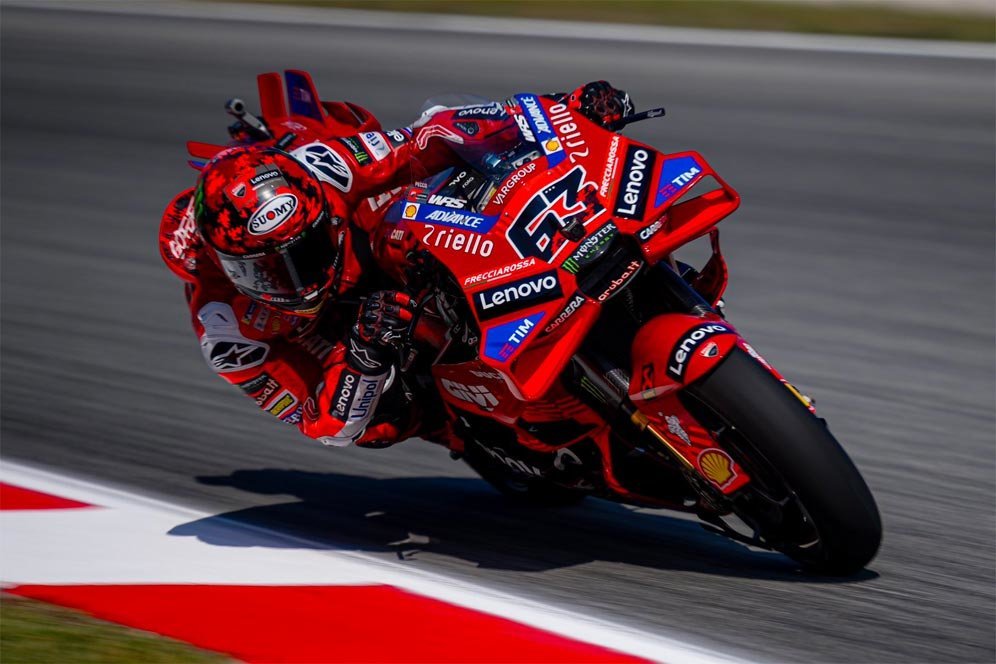 Dapat Peningkatan Performa di Balapan MotoGP Catalunya, Pecco Bagnaia Ogah Usung 'Harapan Palsu' ke Misano Dapat Peningkatan Performa di Balapan MotoGP Catalunya, Pecco Bagnaia Ogah Usung 'Harapan Palsu' ke Misano