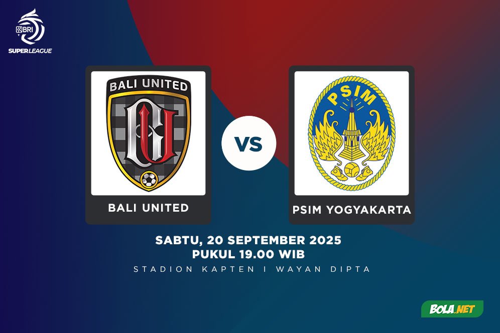 Prediksi BRI Super League: Bali United vs PSIM Yogyakarta 20 September 2025 Prediksi BRI Super League: Bali United vs PSIM Yogyakarta 20 September 2025