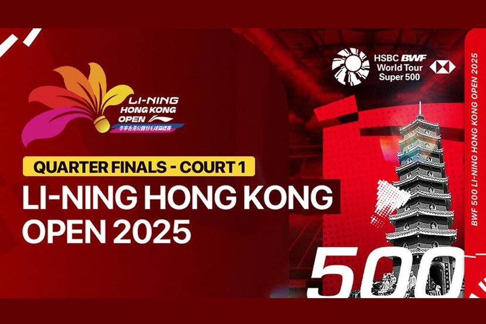 Jadwal Siaran Langsung Babak Perempat Final Hong Kong Open 2025 di Vidio Hari Ini, 12 September 2025