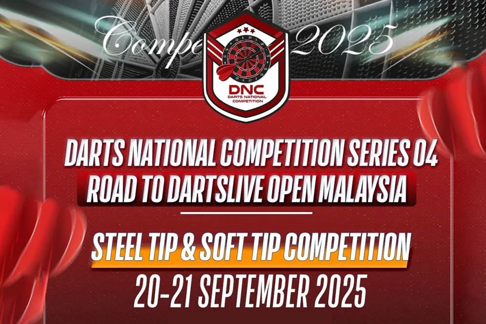 PORADI dan Dartslive Hadirkan Darts National Competition Series 04 2025 & Road to Dartslive Open Malaysia PORADI dan Dartslive Hadirkan Darts National Competition Series 04 2025 & Road to Dartslive Open Malaysia