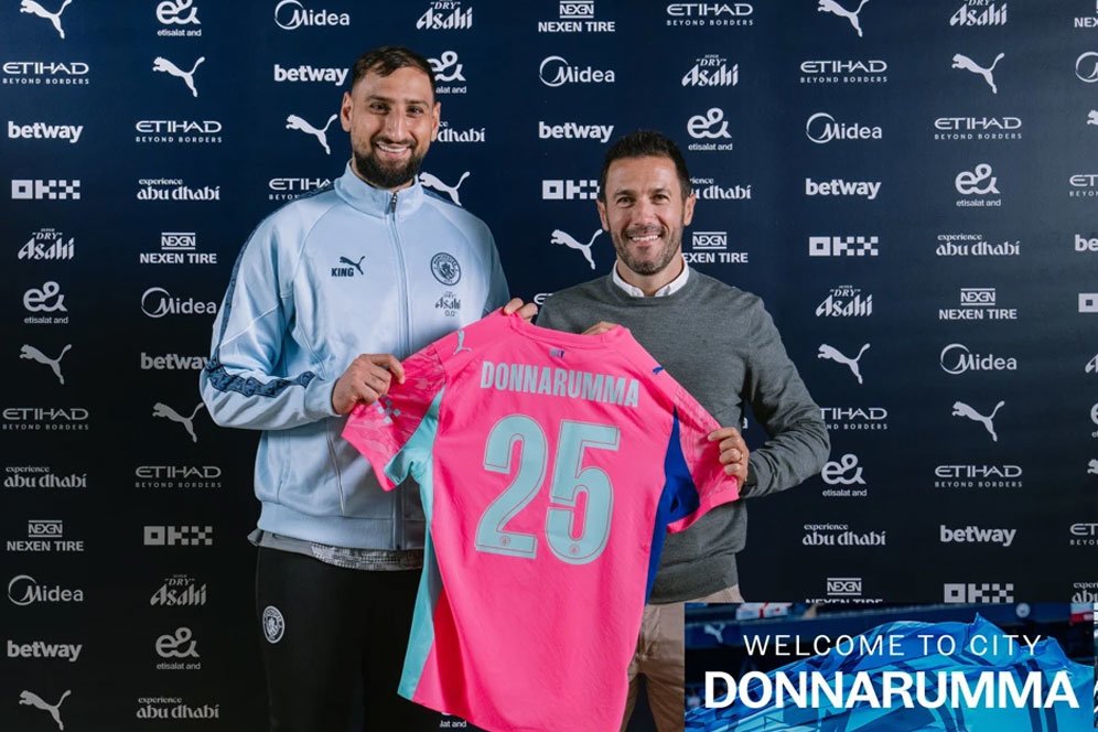 Ini 3 Alasan Unik Gianluigi Donnarumma Pilih Nomor Punggung 25 di Man City Ini 3 Alasan Unik Gianluigi Donnarumma Pilih Nomor Punggung 25 di Man City
