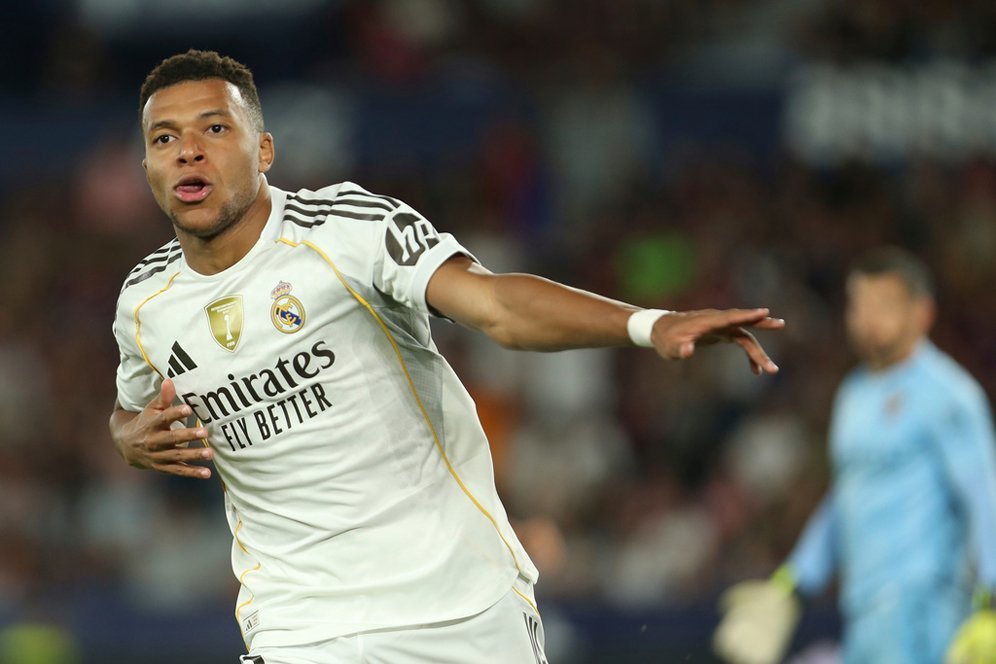 Rapor Pemain Real Madrid Saat Hajar Levante 4-1: Sekali Lagi Digendong Kylian Mbappe