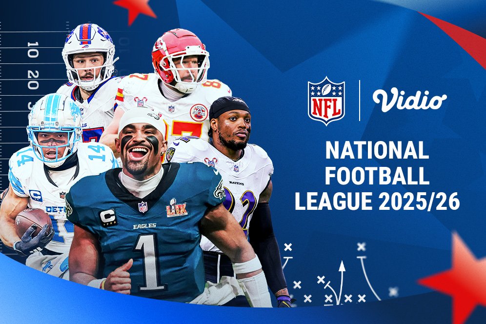 Yuk Nonton NFL 2025/2026 Eksklusif Hanya di Vidio Yuk Nonton NFL 2025/2026 Eksklusif Hanya di Vidio