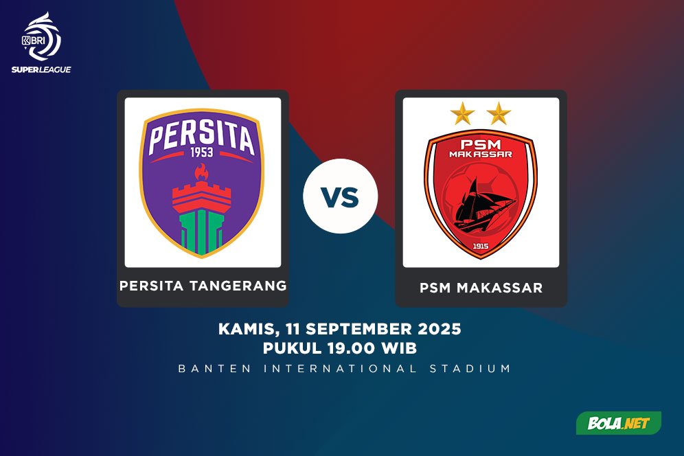 Head to Head dan Fakta Menarik Persita vs PSM di BRI Super League: Panggung Penebusan Dua Tim Terluka Head to Head dan Fakta Menarik Persita vs PSM di BRI Super League: Panggung Penebusan Dua Tim Terluka