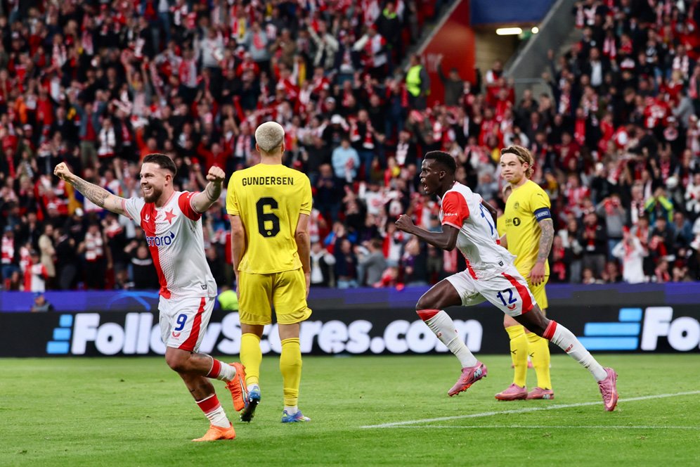 Hasil Slavia Praha vs Bodo/Glimt: Drama Menit Akhir Bawa Skor Imbang 2-2 di Fortuna Arena