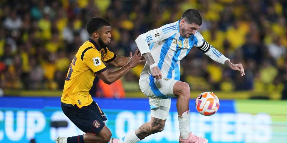 Hasil Ekuador vs Argentina: Dua Pemain Diusir, Albiceleste Takluk di Quito