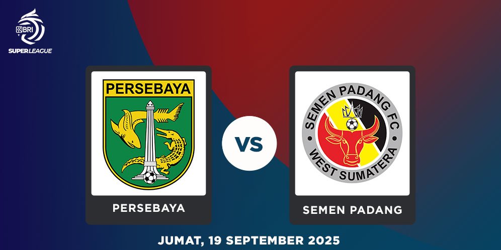 Link Live Streaming BRI Super League Persebaya vs Semen Padang di Vidio, Siaran Langsung Indosiar