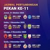 Cek Jadwal BRI Super League 2025/26 Pekan ke-11, Tayang Eksklusif di Vidio Cek Jadwal BRI Super League 2025/26 Pekan ke-11, Tayang Eksklusif di Vidio