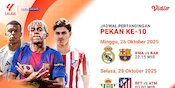 Jadwal dan Live Streaming LaLiga 2025/26: Pekan Ke-10 Live Streaming Eksklusif di Vidio Jadwal dan Live Streaming LaLiga 2025/26: Pekan Ke-10 Live Streaming Eksklusif di Vidio