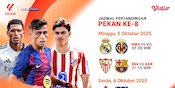 Cek Jadwal dan Live Streaming LaLiga 2025/26 Minggu Ini: di Vidio