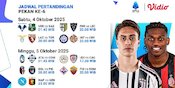 Cek Jadwal Serie A 2025/26: Matchweek 6: Tayang Eksklusif di Vidio