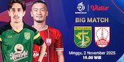 Saksikan BRI Super League 2025/26: Persebaya vs Persis Solo Tayang Eksklusif di Vidio Saksikan BRI Super League 2025/26: Persebaya vs Persis Solo Tayang Eksklusif di Vidio