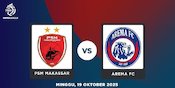 Link Streaming BRI Super League: PSM Makassar vs Arema FC di Vidio Hari Ini, Minggu 19 Oktober 2025 Link Streaming BRI Super League: PSM Makassar vs Arema FC di Vidio Hari Ini, Minggu 19 Oktober 2025