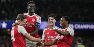 Arsenal Melaju Sempurna di Liga Champions: 3 Laga, 9 Poin, 8 Gol, dan 0 Kebobolan Arsenal Melaju Sempurna di Liga Champions: 3 Laga, 9 Poin, 8 Gol, dan 0 Kebobolan