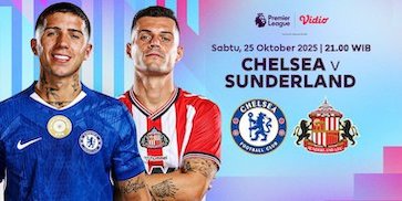 Saksikan dan Nonton Liga Inggris 2025/26: Chelsea vs Sunderland Tayang di Vidio Saksikan dan Nonton Liga Inggris 2025/26: Chelsea vs Sunderland Tayang di Vidio