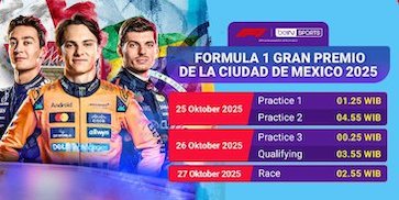 Saksikan dan Nonton F1 GP Meksiko 2025: Tayang Eksklusif di Vidio Saksikan dan Nonton F1 GP Meksiko 2025: Tayang Eksklusif di Vidio