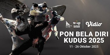 Saksikan dan Nonton PON Bela Diri 2025 Kudus, Tayang di Vidio Saksikan dan Nonton PON Bela Diri 2025 Kudus, Tayang di Vidio