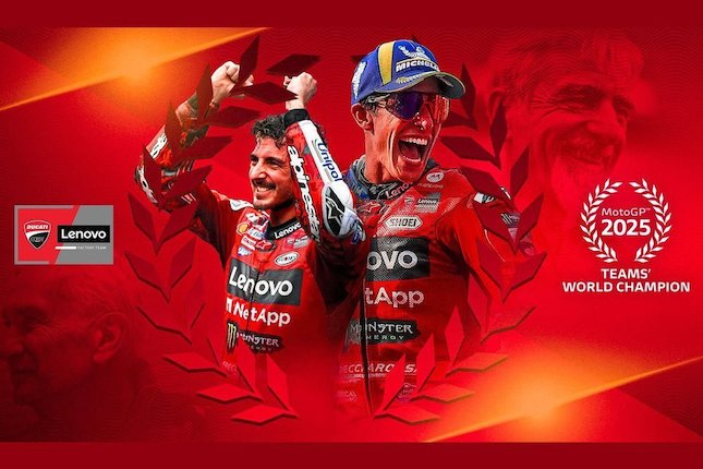 Gelar Dunia Tim Kelima Bagi Tim Pabrikan Ducati