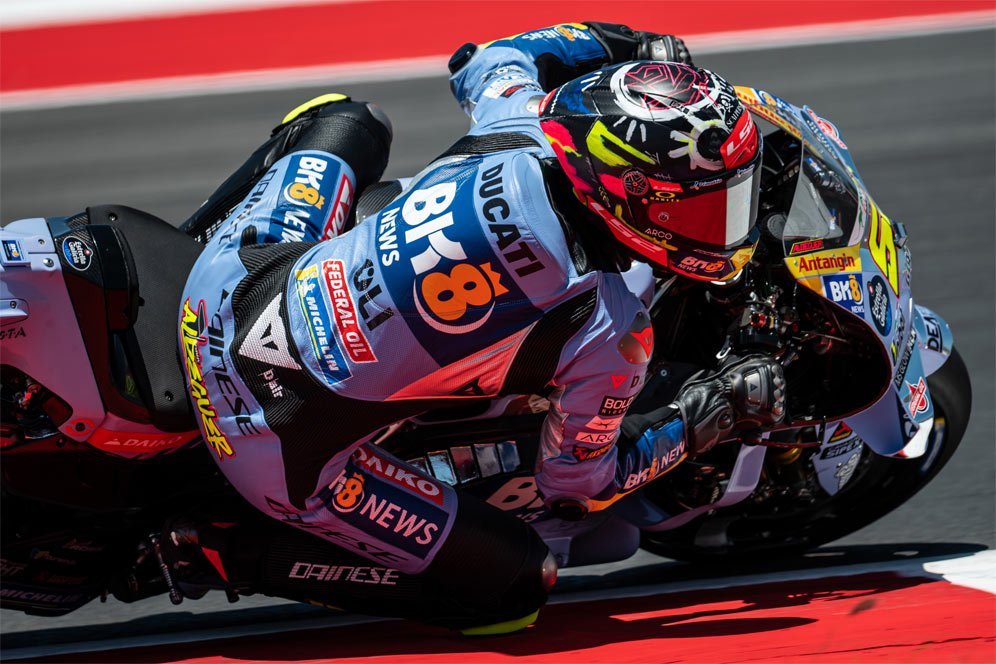 Fermin Aldeguer Sukses Menangi MotoGP Mandalika 2025, Marc Marquez dan Marco Bezzecchi Gagal Finis Akibat Tabrakan