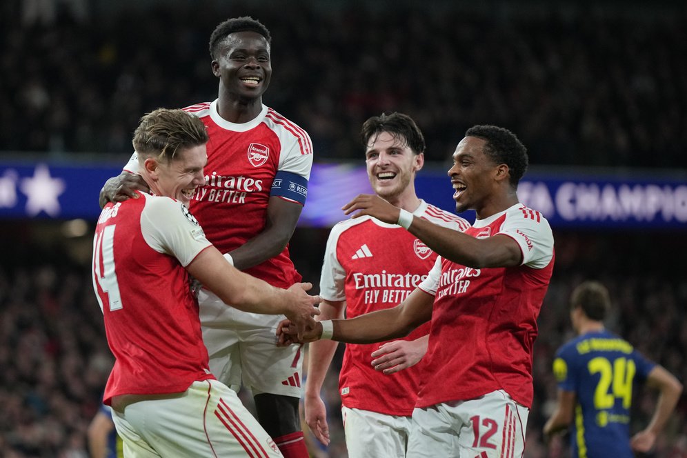 Arsenal Melaju Sempurna di Liga Champions: 3 Laga, 9 Poin, 8 Gol, dan 0 Kebobolan Arsenal Melaju Sempurna di Liga Champions: 3 Laga, 9 Poin, 8 Gol, dan 0 Kebobolan