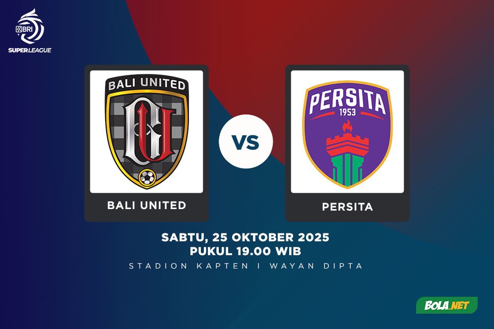 Prediksi BRI Super League: Bali United vs Persita Tangerang 25 Oktober 2025 Prediksi BRI Super League: Bali United vs Persita Tangerang 25 Oktober 2025