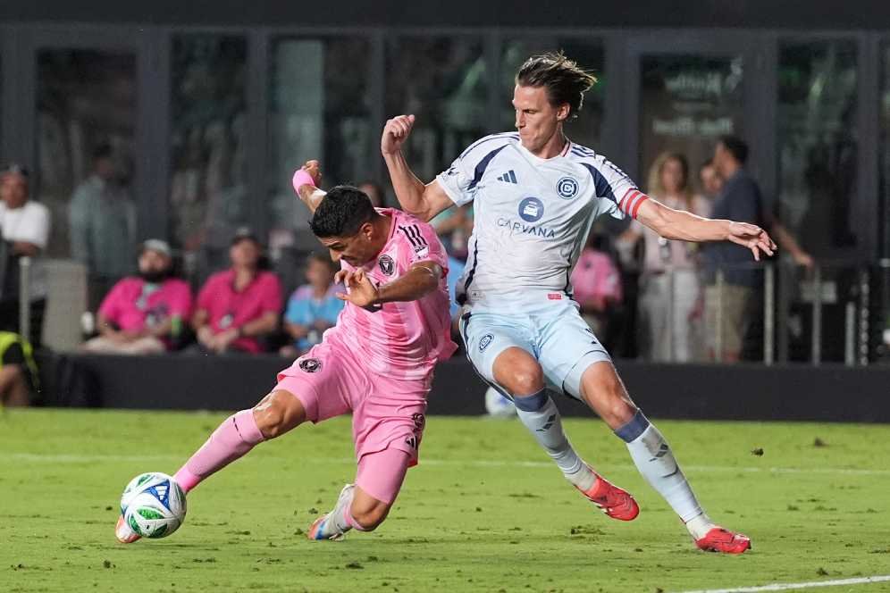 Hasil Inter Miami vs Chicago Fire 3-5: Dua Gol Luis Suarez Tak Cukup