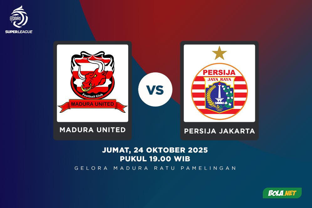 Prediksi BRI Super League: Madura United vs Persija Jakarta 24 Oktober 2025 Prediksi BRI Super League: Madura United vs Persija Jakarta 24 Oktober 2025