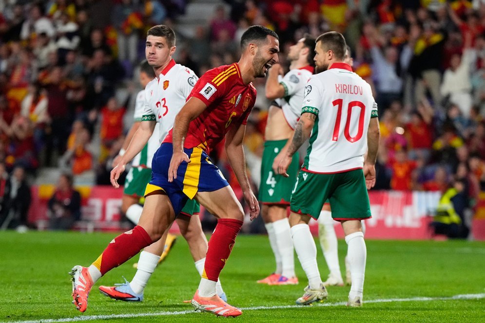 Hasil Spanyol vs Bulgaria: Mikel Merino Bawa La Roja Pesta Gol, Langkah ke Piala Dunia 2026 Makin Mulus Hasil Spanyol vs Bulgaria: Mikel Merino Bawa La Roja Pesta Gol, Langkah ke Piala Dunia 2026 Makin Mulus