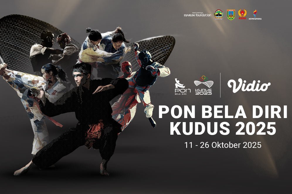 Saksikan dan Nonton PON Bela Diri 2025 Kudus, Tayang di Vidio