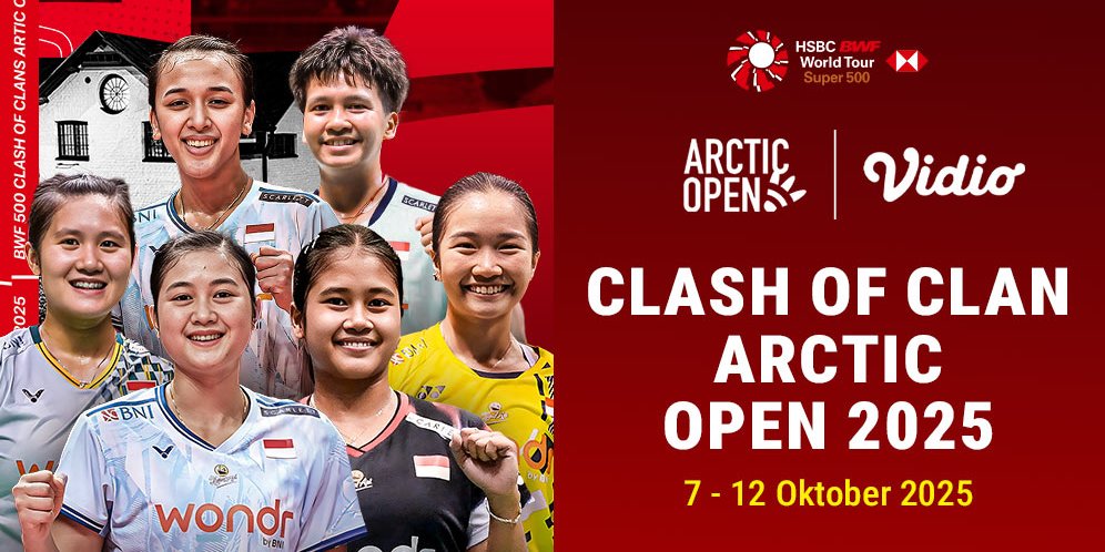 Saksikan dan Nonton Badminton Arctic Open 2025: Eksklusif di Vidio