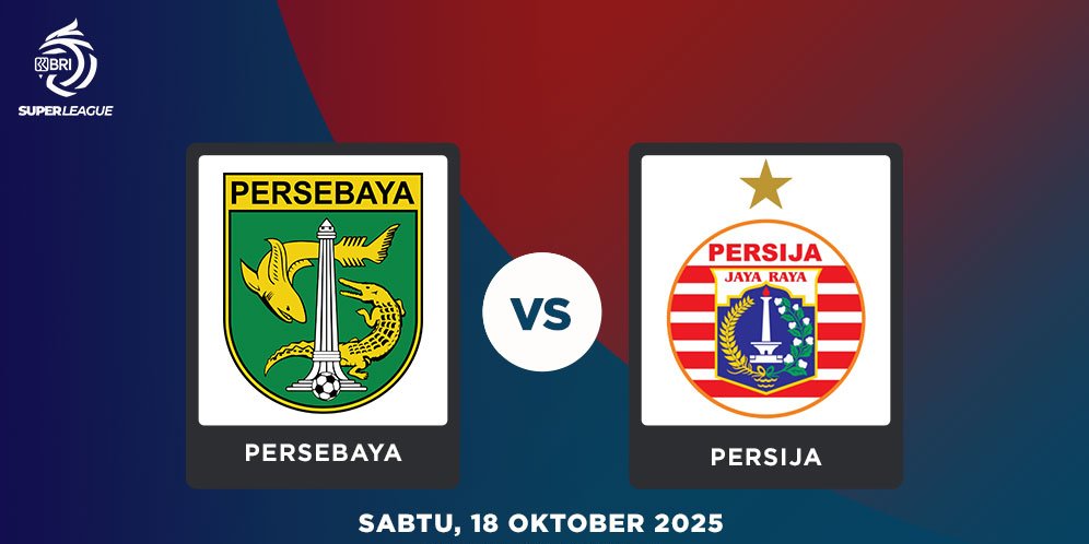 Pertandingan Persebaya vs Persija di Gelora Bung Tomo