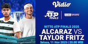 Saksikan dan Nonton Nitto ATP Finals 2025, Eksklusif di Vidio Saksikan dan Nonton Nitto ATP Finals 2025, Eksklusif di Vidio