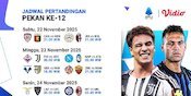 Simak Jadwal Serie A 2025/26 Pekan ke-12, Tayang di Vidio Simak Jadwal Serie A 2025/26 Pekan ke-12, Tayang di Vidio